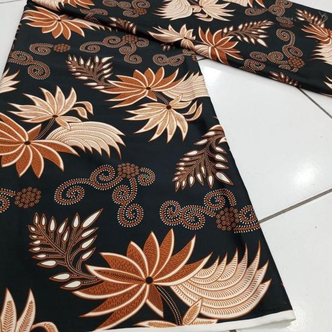 Kain Batik sutra halus Harga Meteran cocok untuk kemeja rok kerja HFS
