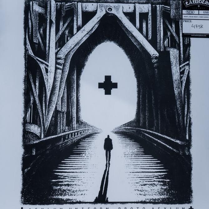 ASYLUM UNIFORM - PROTO ASYLUM LP - VINYL/PIRINGAN HITAM Rare Koleksi Original