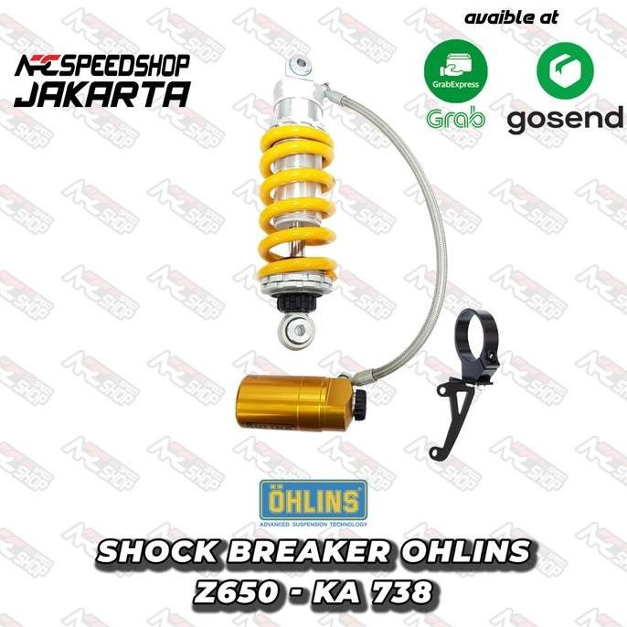 '' Shock breaker Ohlins Kawasaki Z650 KA 738 shock belakang ohlins ''