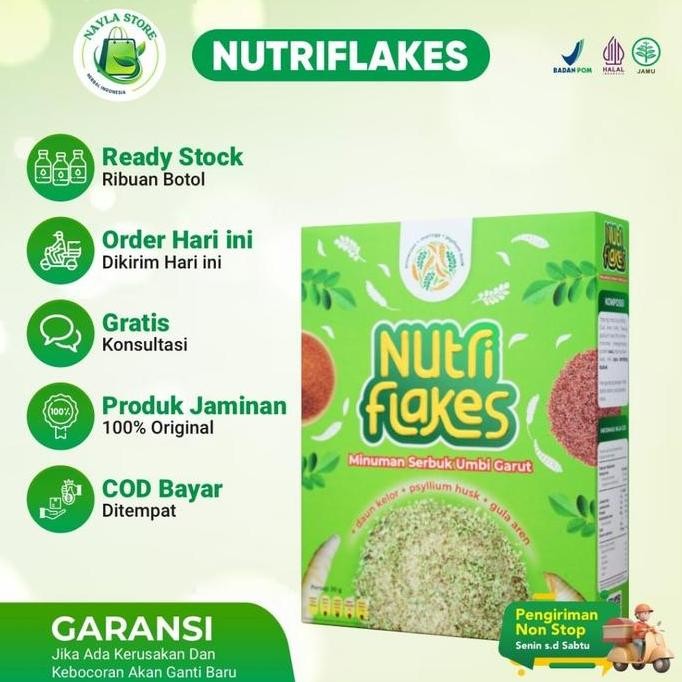NUTRIFLAKES 100% ORIGINAL | Ori Official Store Asli Sereal Asam Lambung NUTRIFLAKES