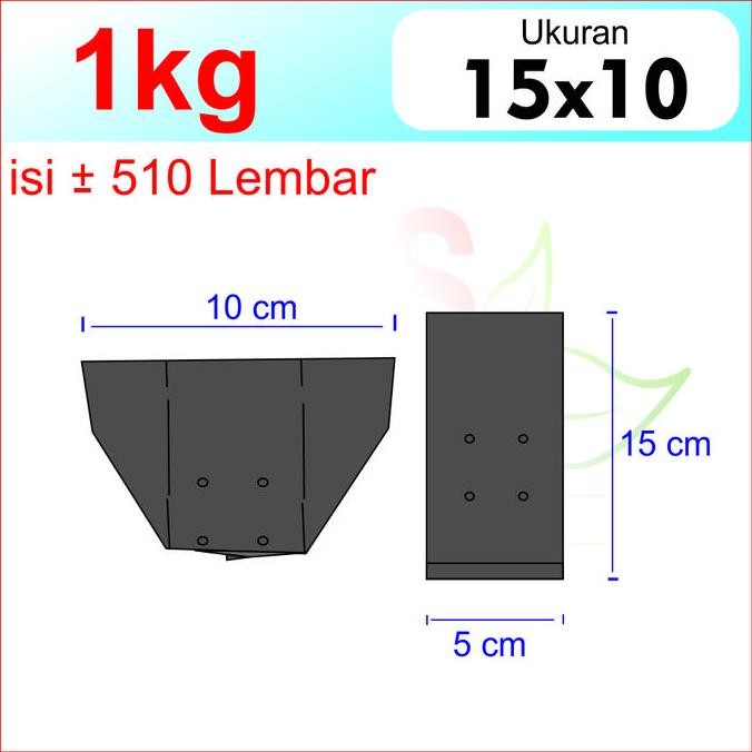 Polybag Polibag Polibek Kiloan 1kg Tebal Semua Ukuran15x10 20x20 30x30