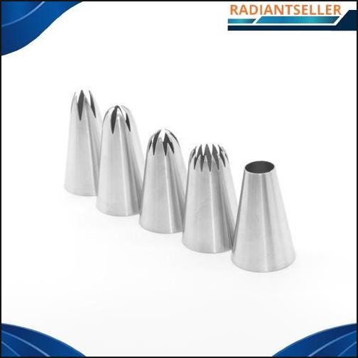 Paling Murah Spuit Kue Nozzle Cake Cupcake Buttercream Dekorasi Krim Lengkap