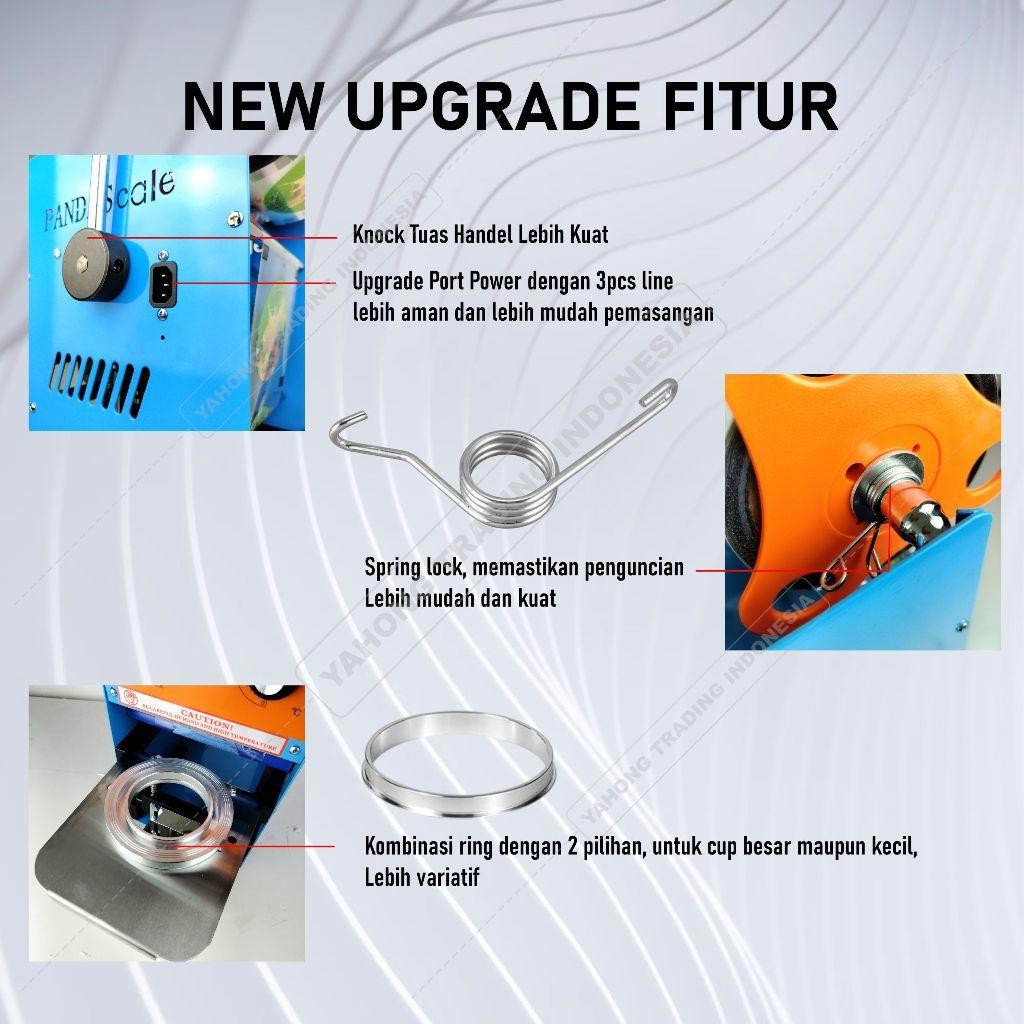 Mesin Cup Sealer Alat Pres Gelas Minuman Press Cup Sealer PANDA SCALE **