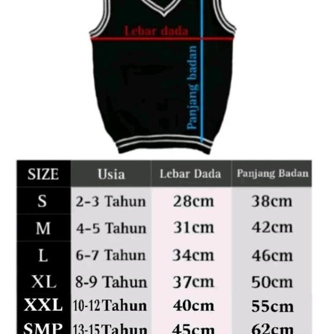 Rompi Rajut Korea Anak Laki-Laki Perempuan - Fashion Anak-Anak Baju