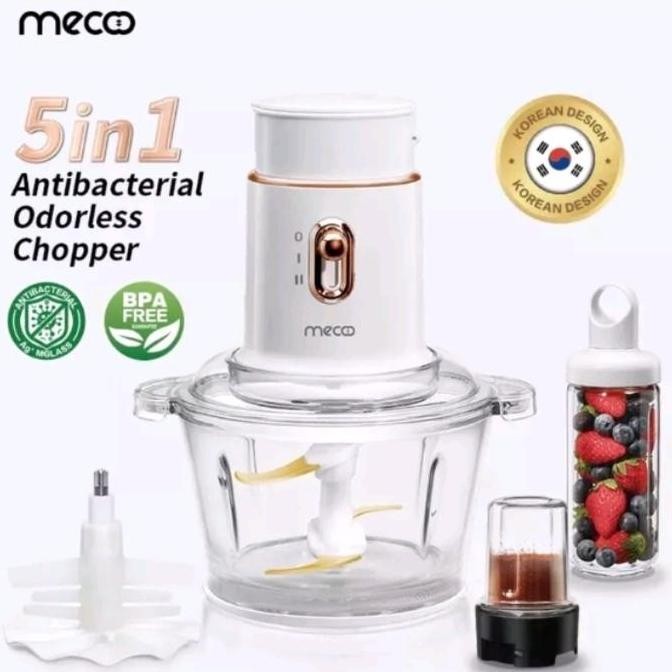 Mecoo Chopper Mecoo Most Aesthetic 5 in 1 Antibacterial Odorless Chopp