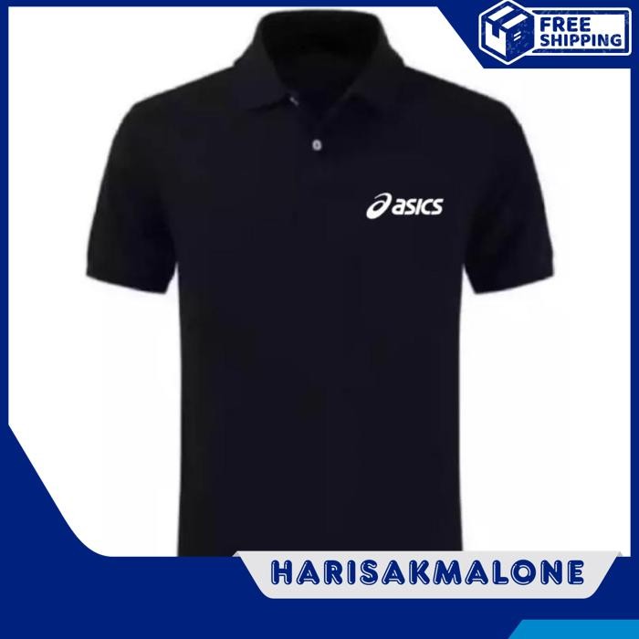 BERKUALITAS KAOS POLO SHIRT TSHIRT BAJU KERAH DISTRO ASICS POLOS CUSTOM INDONESIA PRIA WANITA KEREN 