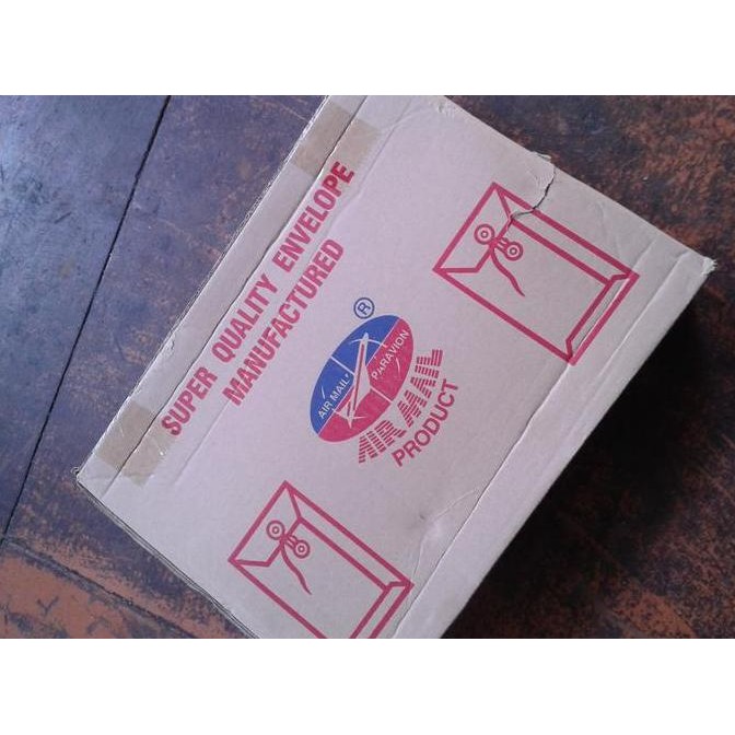 AIR MAIL. MAP COKLAT TALI. UKURAN FOLIO