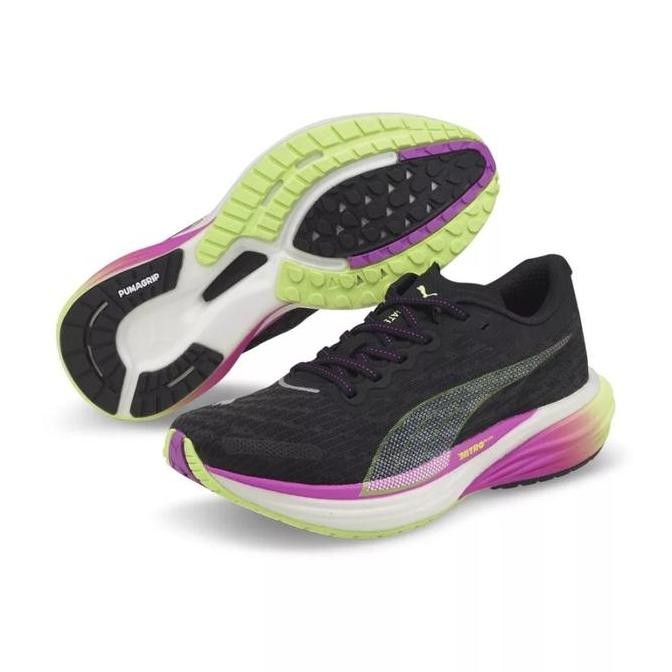 Sepatu Running Puma Deviate Nitro 2 Wn Black-Electric 376855 08