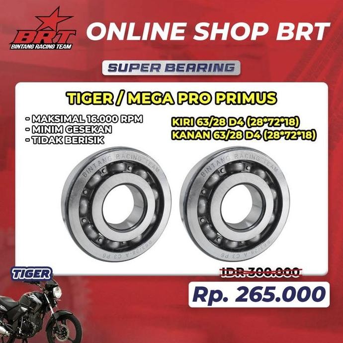BEARING KRUK AS LAHER BRT TIGER MEGA PRO PRIMUS BEST SELLER