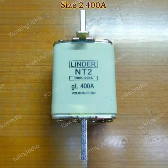 NT Fuse Linder NT2 400 Ampere | NT Fuse Linder Size 2 400A