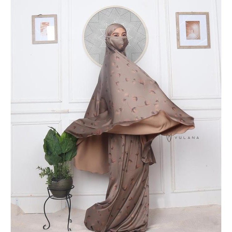 READY STOCK MUKENA DEWASA TRAVELING - SILK PREMIUM PRINTING - ROYALE EDITION 2IN1 