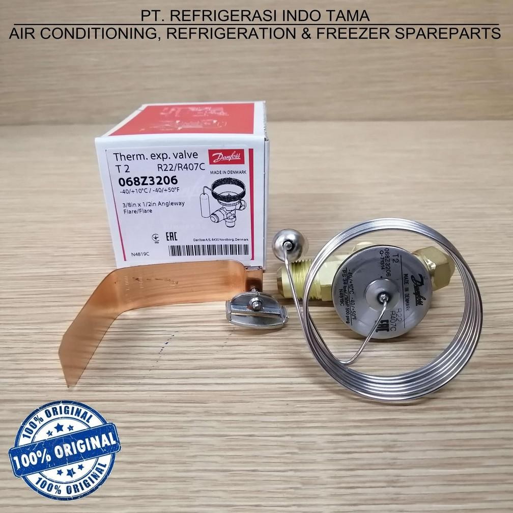 R22 / R407C TX 2 / T 2 - 068Z3206 EXPANSION VALVE DANFOSS / EXPANSI