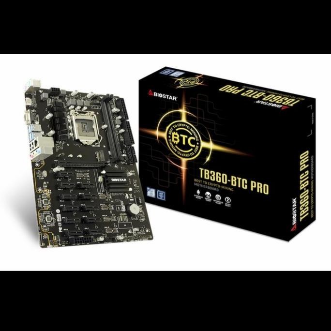 TERBARU - BIOSTAR TB360 BTC PRO BUKAN BIOSTAR B250 BTC B 250