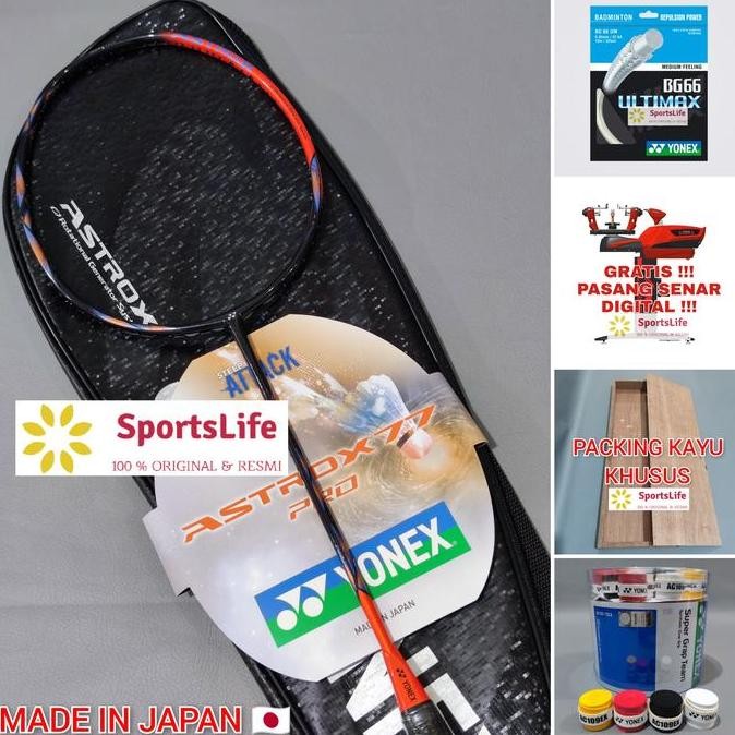RAKET BADMINTON YONEX ASTROX 77 PRO ORIGINAL MADE IN JAPAN