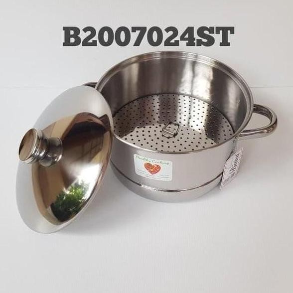 Bima Prima Langseng Highpot Steamer 24Cm B2007024St Kukusan Stainless