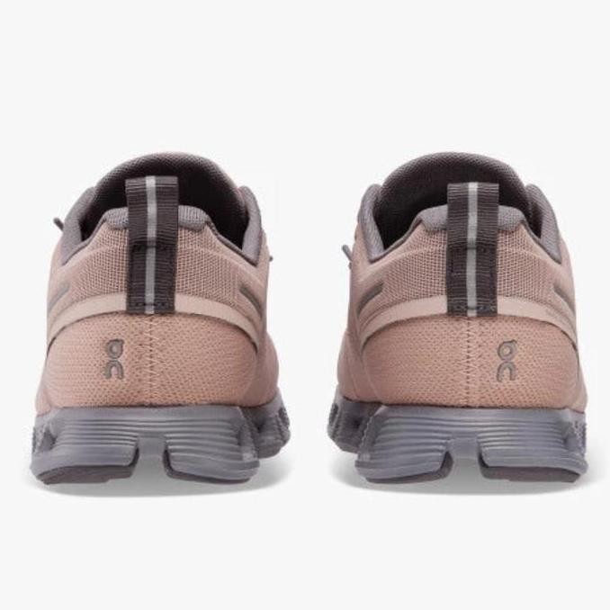 On Running Women'S Shoes - On Running Cloud 5 Waterproof - Rose/Foss