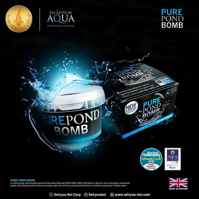 Bakteri Starter Kolam Koi - PURE POND BOMB - Bakteri Filter