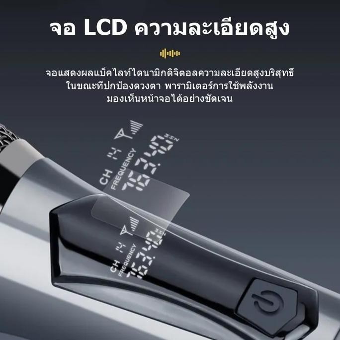 Mikrofon Nirkabel Profesional Wireless Mic//Mic Wireless//Mic Karaoke//Mic Termurah/Sinyal Stabil - 