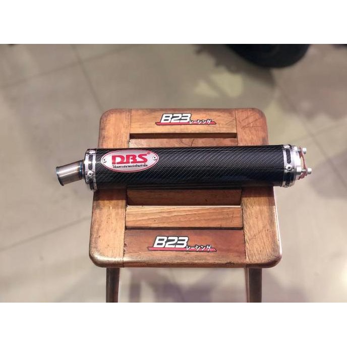 Silencer DBS titanium carbon kevlar original thailand ujung polos