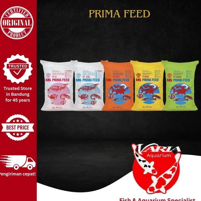 Pakan Ikan Prima Food PF 0 PF 100 PF500 PF 800 PF 1000 Pelet Pakan Ikan PF0 PF100 PF500 PF800 PF1000