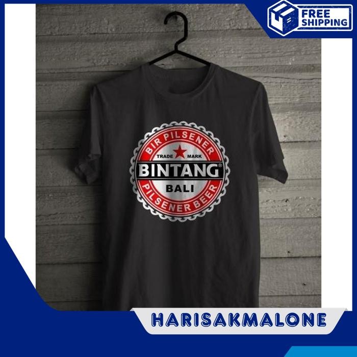 TERMURAH KAOS TSHIRT BAJU MURAH COMBED 30S DISTRO BEER BIR BINTANG BALI DENPASAR PILSENER POLOS CUST