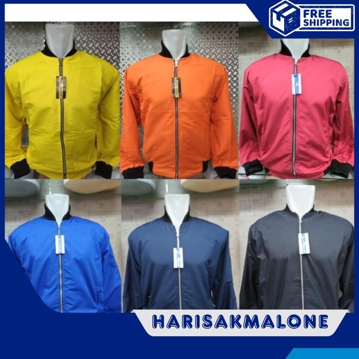 GRATIS ONGKIR JAKET BOMBER DISTRO POLOS CUSTOM INDONESIA PRIA WANITA UNISEX KEREN KATA LUCU ANAK DEW