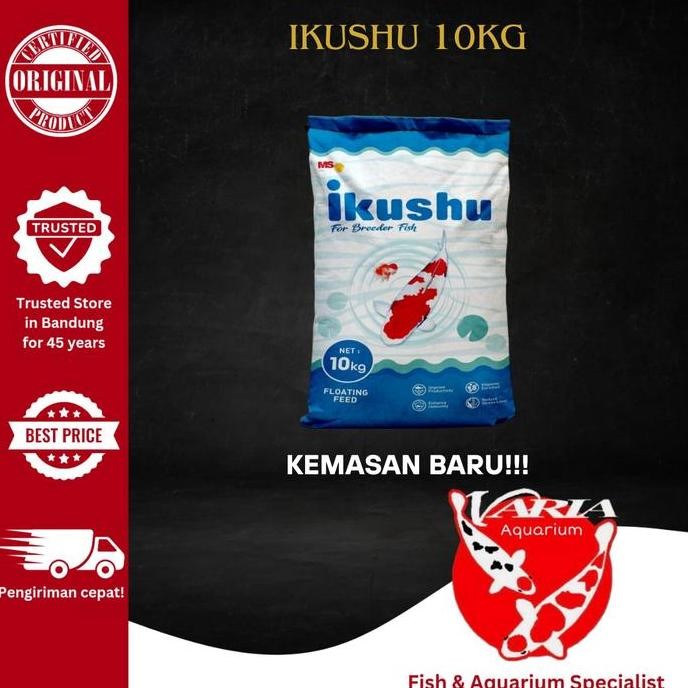 BEBAS ONGKIR - Pakan Koi Ikushu 10kg Ikushu Pakan Ikan Koi 10kg