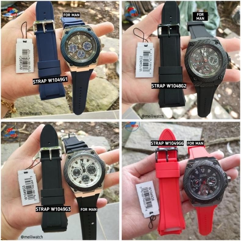 Bf888S Strap Jam Tangan Guess Type W1094L2,W1049G1,W1049G2,W1049G3,W1049G5,W1049G6,W1048G2 Rq-56