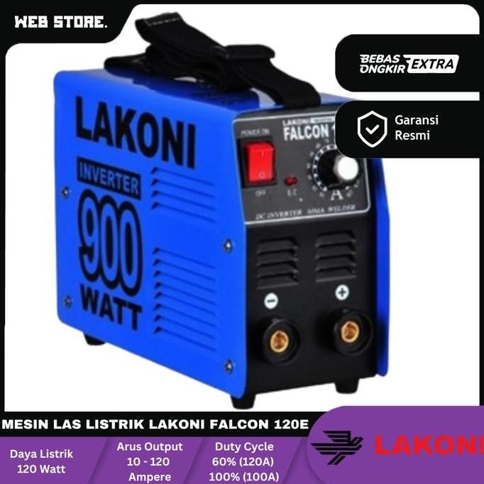 BELLYARD Mesin Las Listrik Travo Welding Inverter 900 Watt Lakoni Falcon 120E