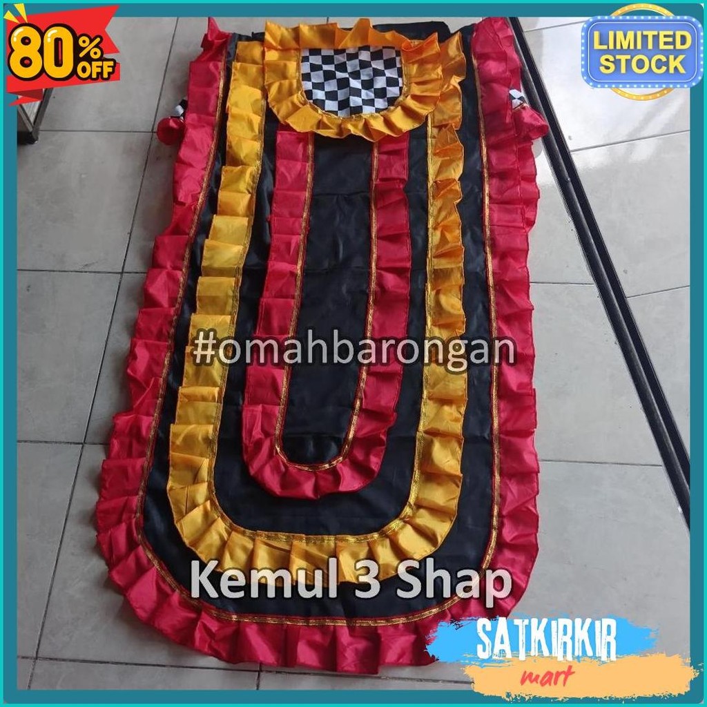 Diskon Kemerdekaan Kemul Barongan Anak Sd Pentas Dewasa Warna Biru Hitam Merah Kuning Hijau