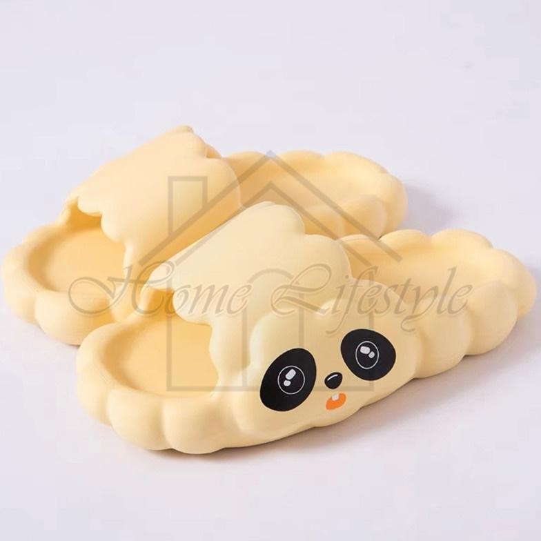 Ct_C1077 Sandal Selop Wanita Cloud Panda / Sandal Jelly Import Anti Slip / Sandal Rumah Tebal Nyaman