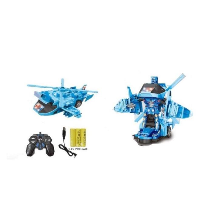 Mainan Anak Remote Control Mobil Robot Helikopter Fighter RDR1030