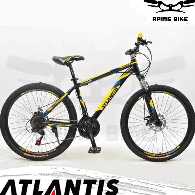 Sepeda Atlantis 730T 24 Sepeda Mtb Atlantis Sepeda Gunung (75% Rakit)