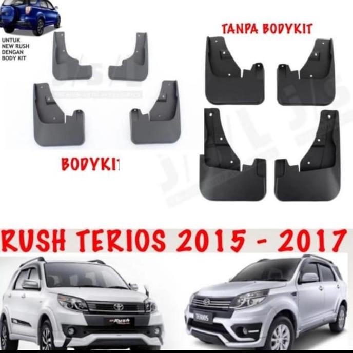 Karpet Lumpur / Mud Guard Mobil Rush / Terios 2015/2016/2017
