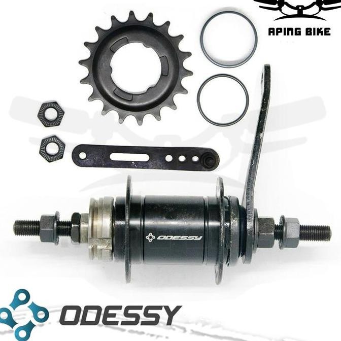 Hub Gear Torpedo Odessy 36H 18T Black Gir Torpedo