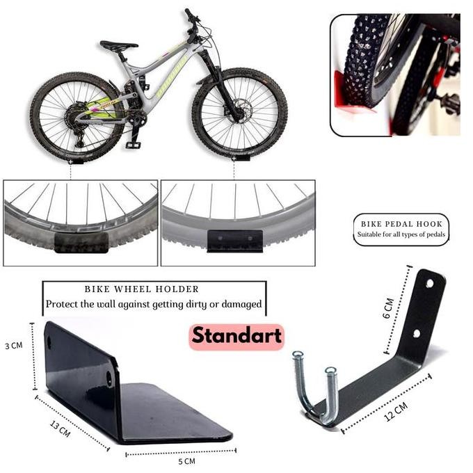 GANTUNGAN SEPEDA DINDING RAK SEPEDA DINDING