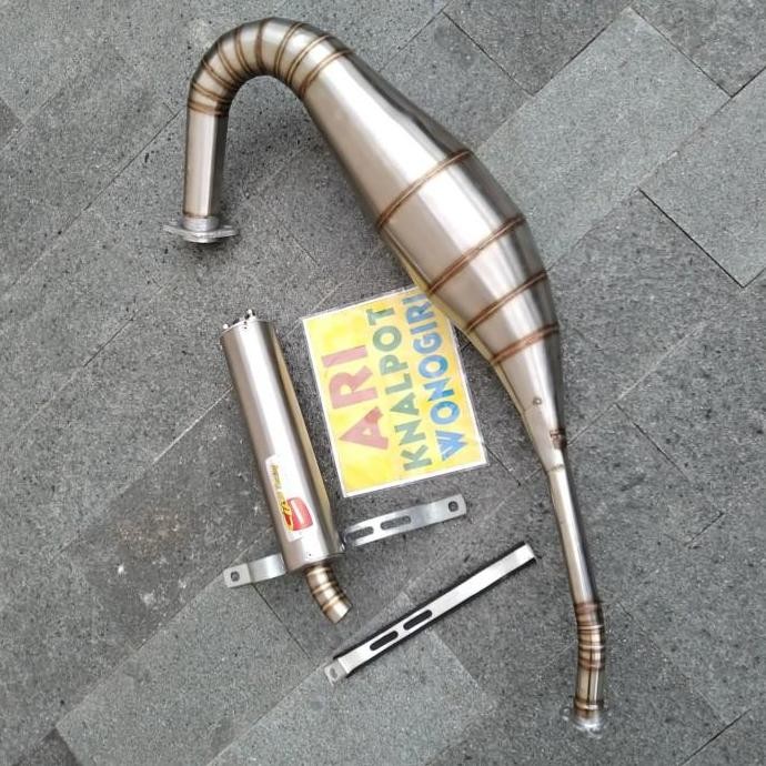 KNALPOT CLD NINJA RR NINJA R NINJA 2 TAK KNALPOT RACING NINJA STENLIS