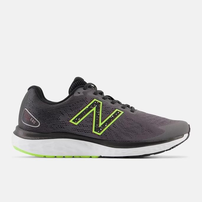 Sepatu Running Nb Fresh Foam 680 V7 Dark Grey/Lime M680Kn7 Original 100%