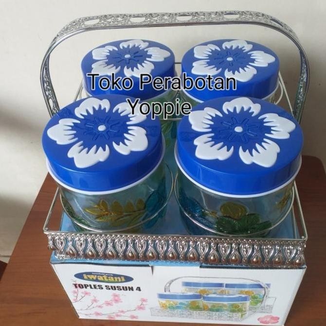 Toples Kue Kering / Toples Kaca / Toples Kue / Toples Lebaran Set