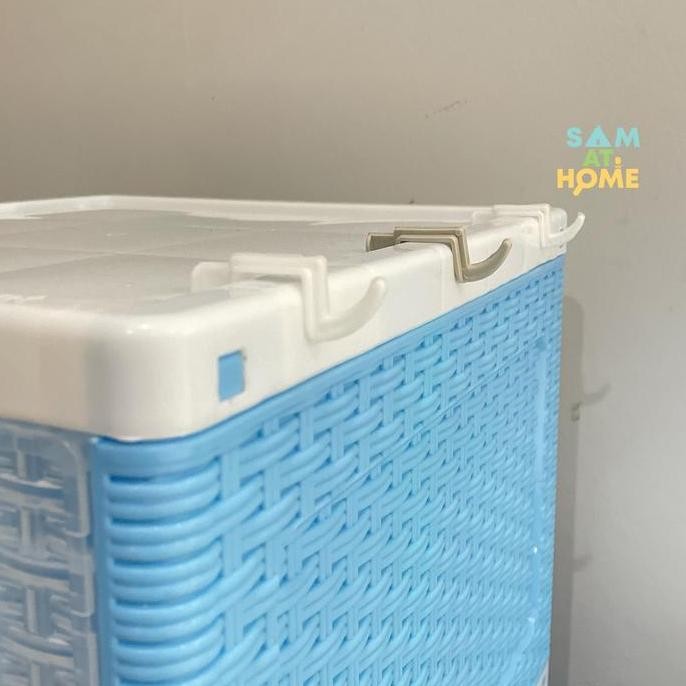 Rak Piring Akako / Kotak box Susun - Lemari Dapur Plastik Premium