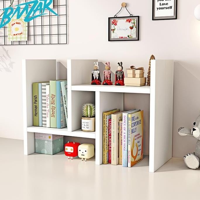 Rak Buku Rak Kayu Rak Kayu Serbagunarak Meja Atas Rak Serbaguna Minimalis Serbaguna Rak Buku