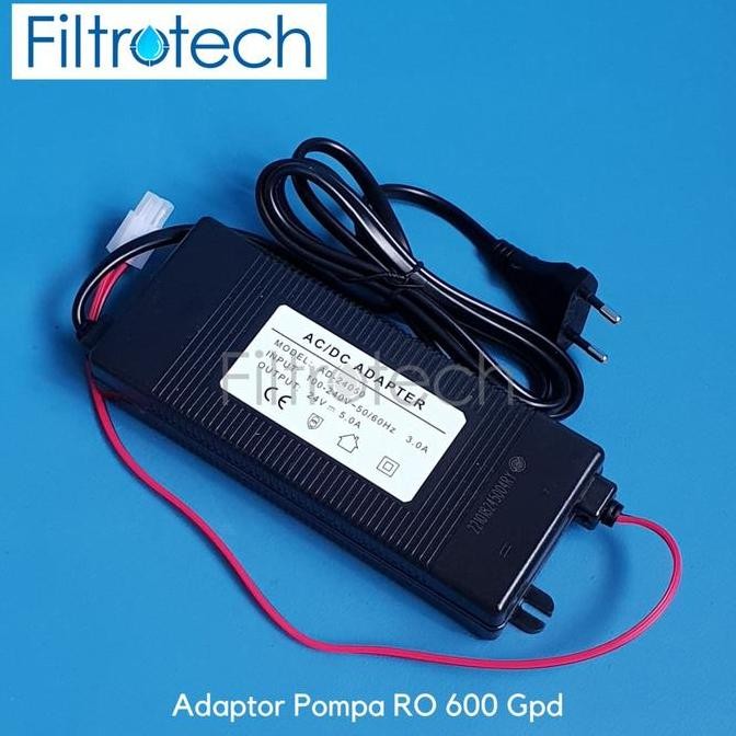 Pompa Ro 500 Gpd /600 Gpd Booster Pump Ro 600Gpd + Adaptor +Fitting