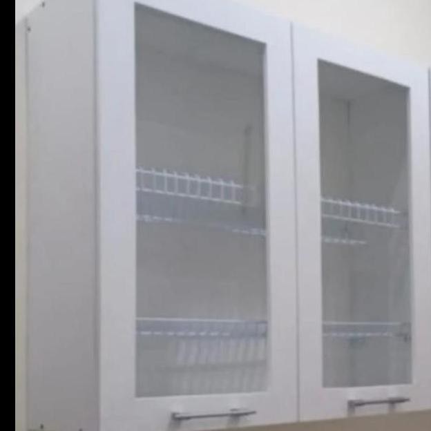 RAK PIRING LEMARI GANTUNG DAPUR KITCHEN SET ATAS 2 PINTU RAK PRNG BESI