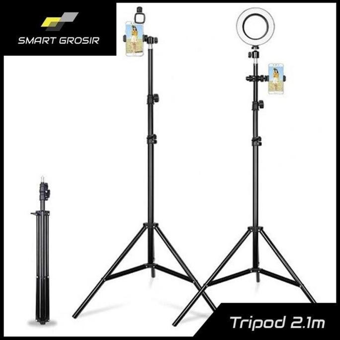 Tripod HP 3121 Panjang 2 Meter Stand Kamera Lampu Tripot Handphone