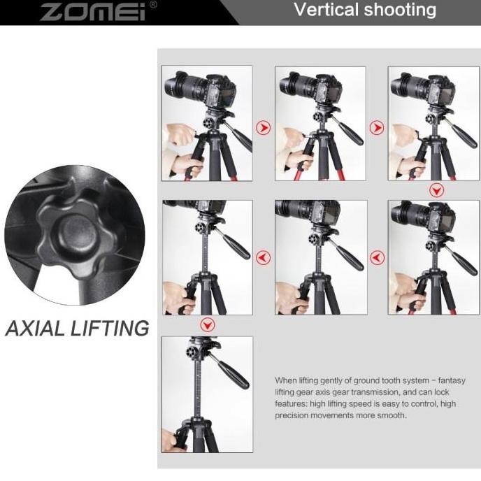 Zomei Q111 Profesional Video Tripod Kamera & Handphone - Q 111 Panhead