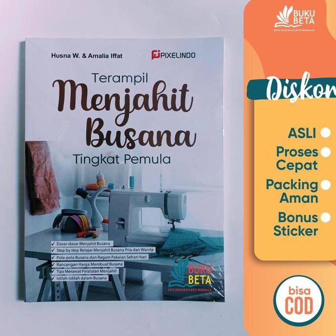 Buku Terampil Menjahit Busana Tingkat Pemula - Husna W.