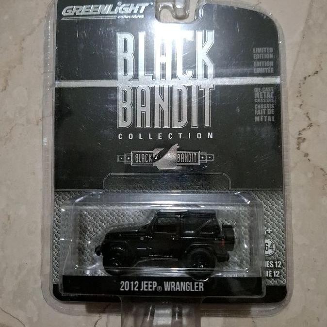 greenlight 2012 jeep wrangler black