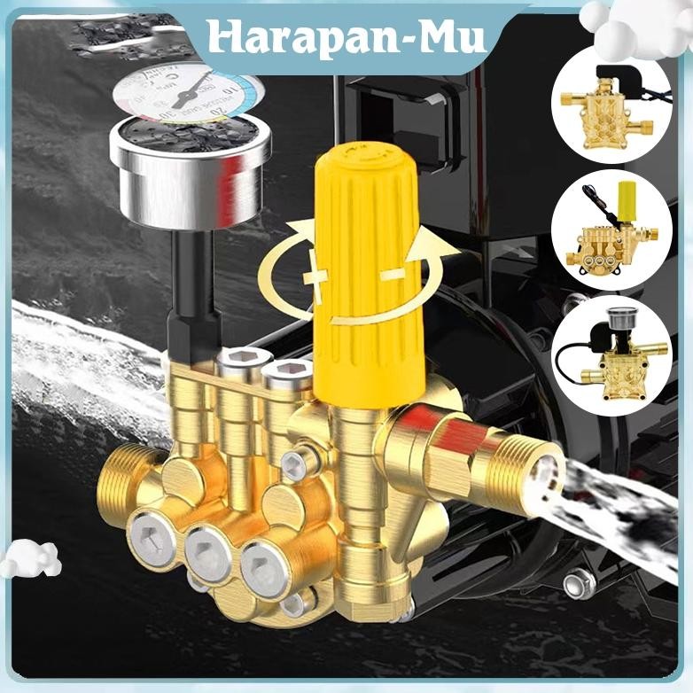 ZYUNJI- Head Pump Jet Cleaner / Jet Pump Cuci Mobil 220V Tekanan Tinggi / Kepala Pompa Mesin