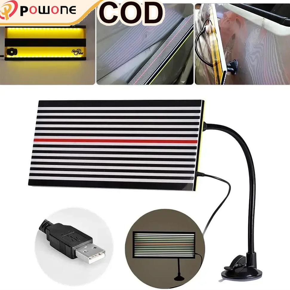 ELIYU- Alat penyok mobil PDR Perbaikan reflektor lampu LED panel alat perbaikan penyok deteksi pengh