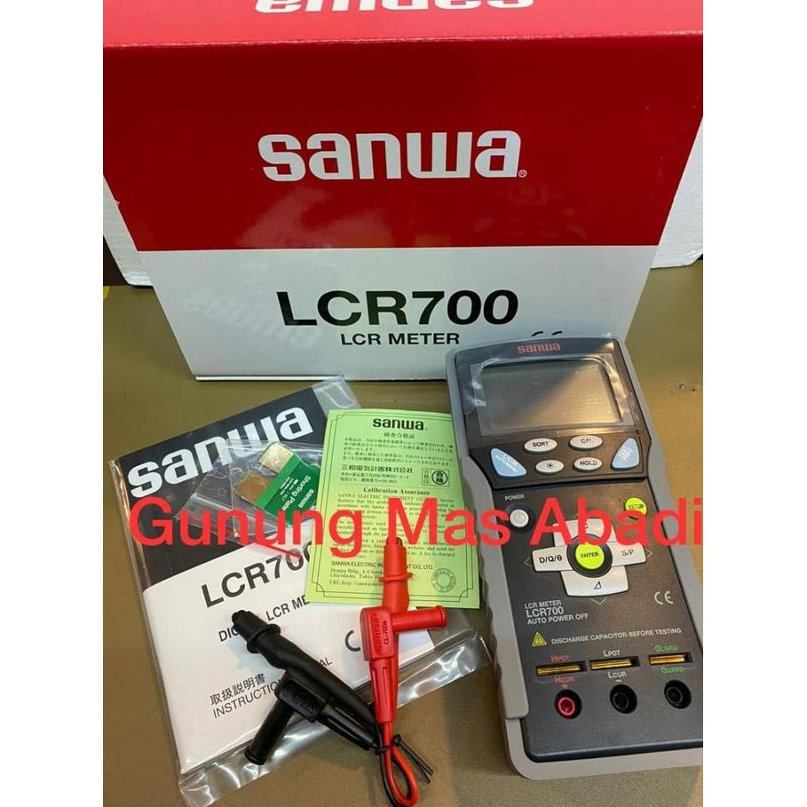 SANWA LCR700 LCR METER SANWA ORIGINAL DAN TERPERCAYA